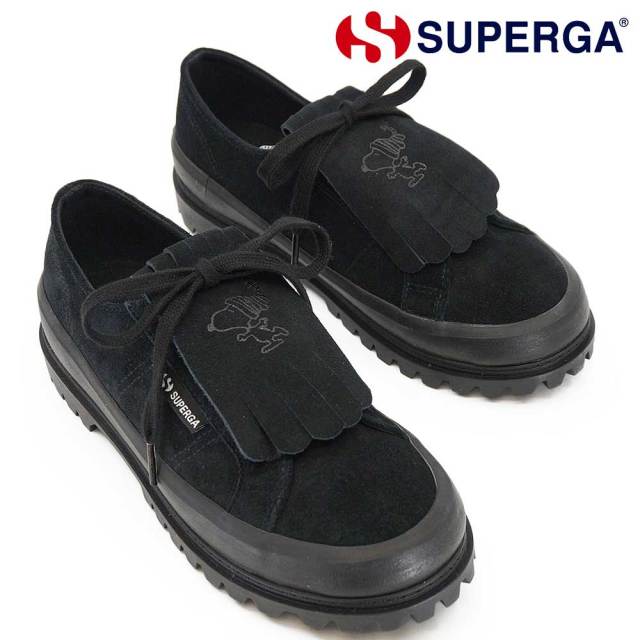 スペルガ レディース スニーカー ローカット スヌーピー 3347 ALPINA SUEDE PEANUTS S6127RW 26春夏新作 SUPERGA