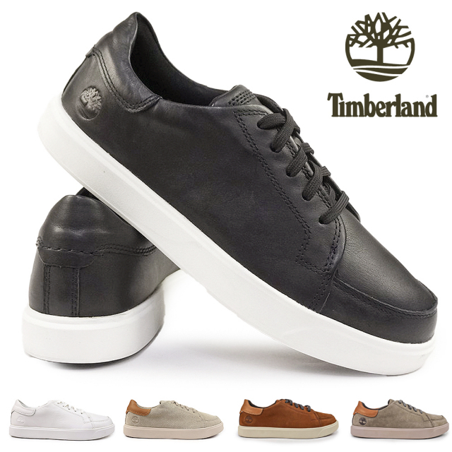【ブラックフライデー】【25年秋冬新作】 ティンバーランド レザースニーカー エマソン ストリート ロー メンズ 0A6BVJ 本革 ボートシューズ