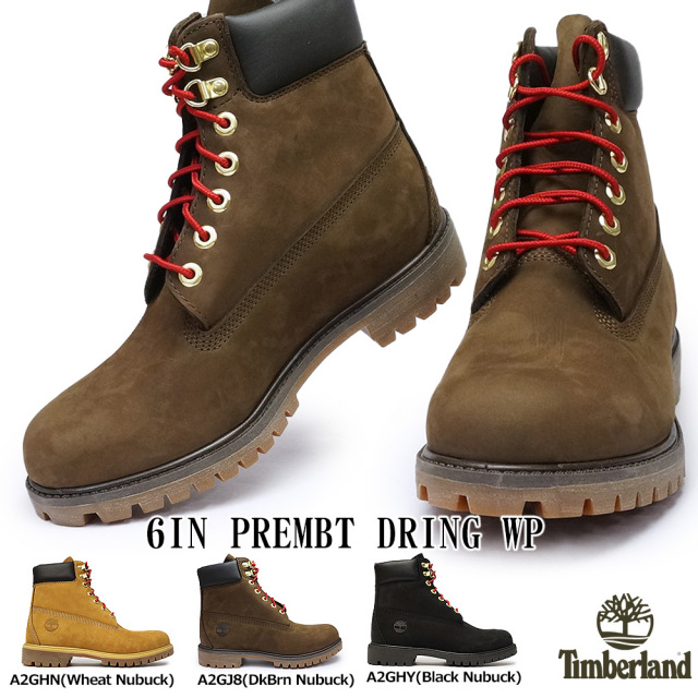 ティンバーランド 防水 ブーツ 6インチ プレミアム ブーツ Dリング WP メンズ ストリート アウトドア レザー Timberland 6inch Premium boots