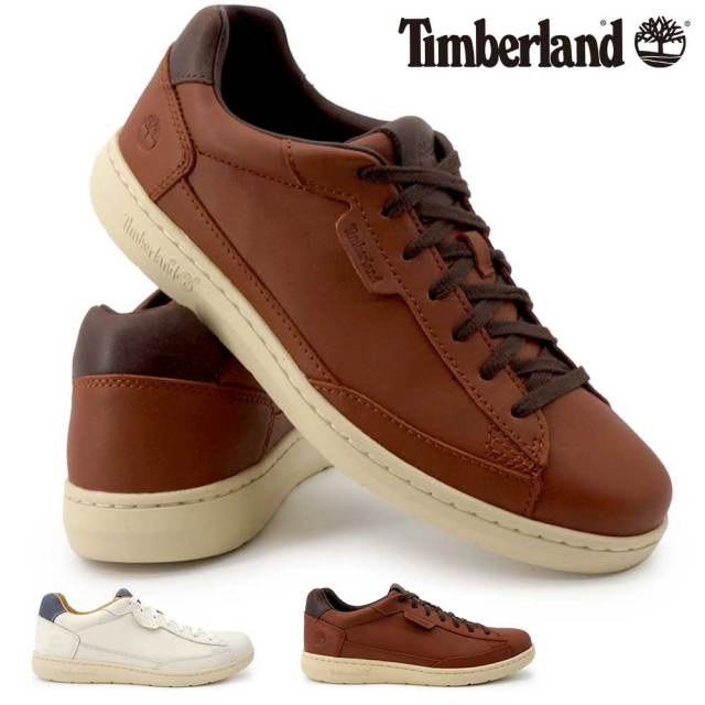 ティンバーランド メンズ レザースニーカー ポルトフィーノ ピア ロー 本革 ワイド 幅広 ローカット カジュアル 26秋冬新作 Timberland PORTFINO PIER