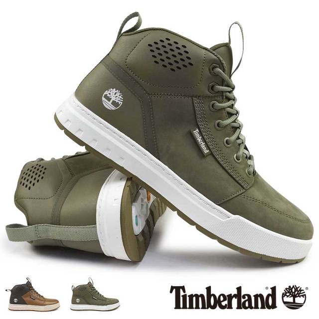 【夏物ラストSALE！】ティンバーランド メンズ スニーカー A69JS メープル グローブ MID レースアップ スニーカー Timberland Maple Grove Mid Lace-Up Sneaker