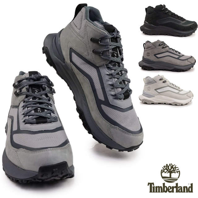 【夏物ラストSALE！】ティンバーランド 防水 メンズ モーション アクセス MID レース WP スニーカー レザー ハイキング Timberland MOTION ACCESS MID LC WP SNEAKER