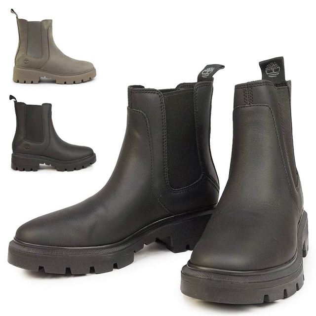 【夏物ラストSALE！】ティンバーランド レディース ブーツ サイドゴア ショート コルチナ バレー チェルシー レザー Timberland CORTINA VALLEY CHELSEA
