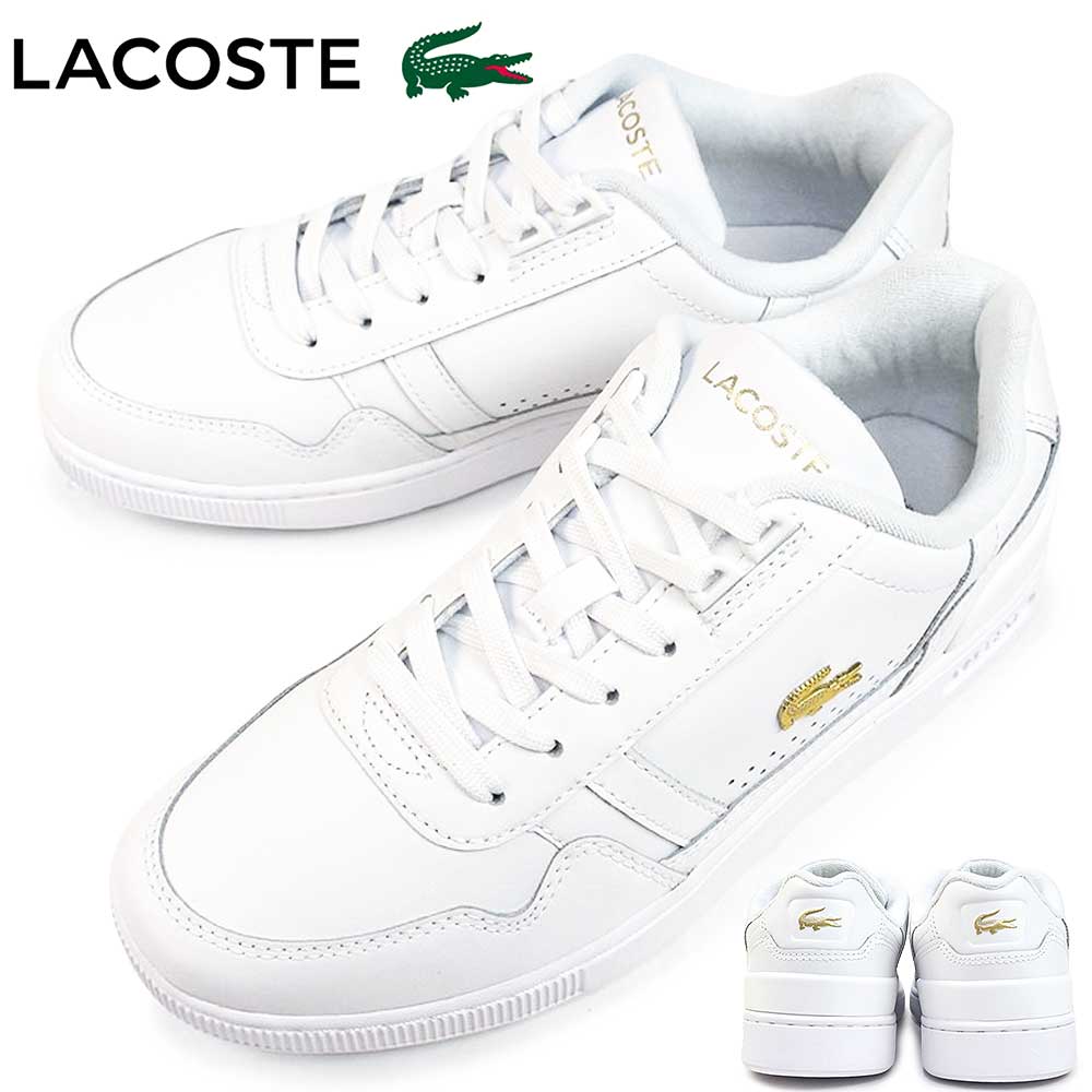 ラコステ スニーカー レディース 47SFA0060 T-CLIP 124 1 SFA 本革 LACOSTE T-CLIP 124 1 SFA