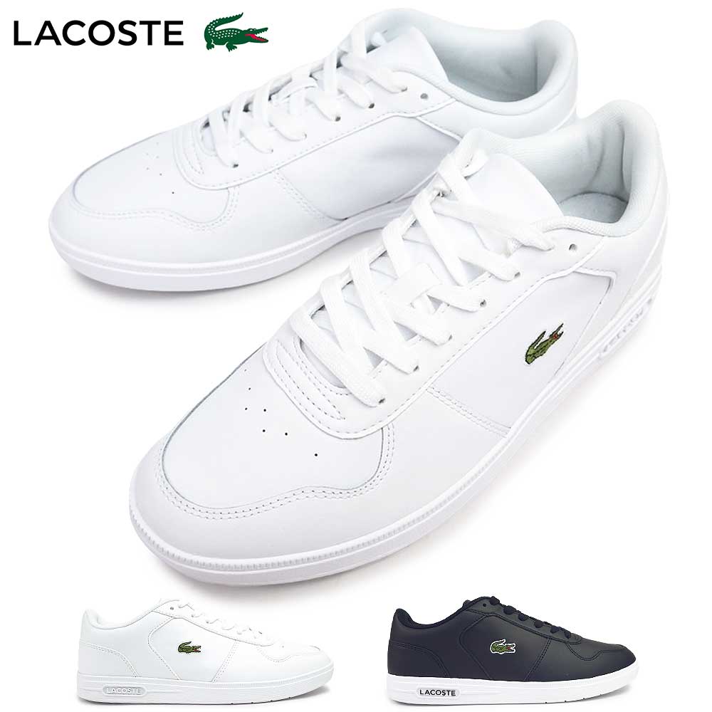 ラコステ レディース スニーカー 48SFA0125 T-BASE 224 1 SFA レザー カジュアル LACOSTE