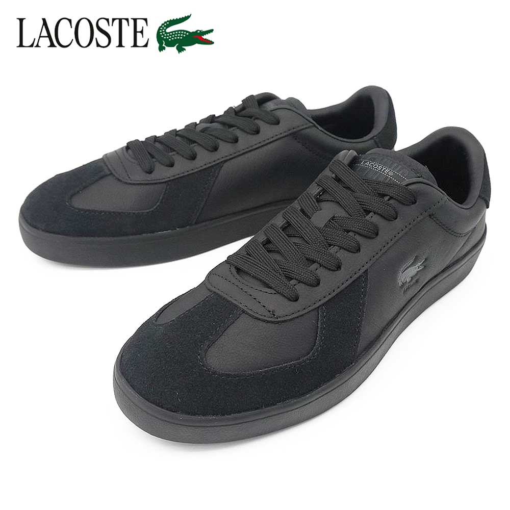 【秋トレンド先取りセール】ラコステ メンズ スニーカー BASESHOT PRO 226 1 SMA 52SMA0145 レザー 本革 スエード 26秋冬新作 LACOSTE ベースショット プロ