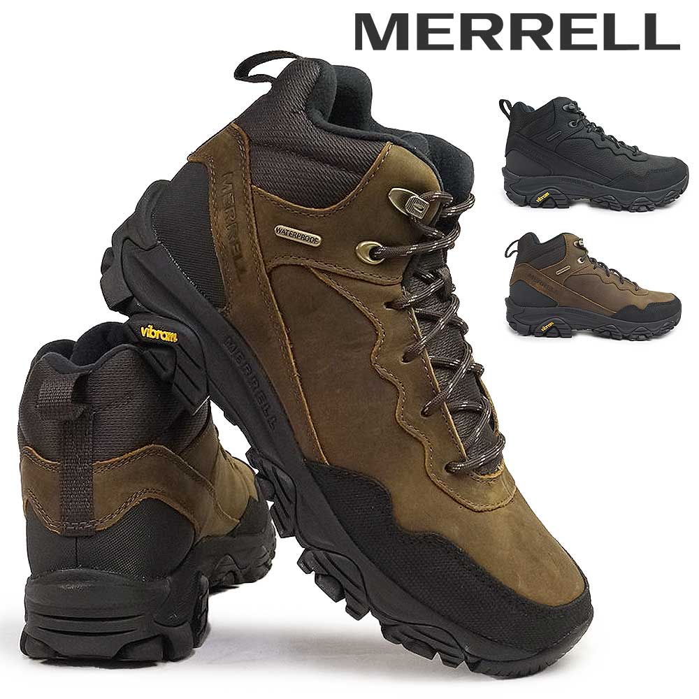 【決算セール】メレル メンズ 防水 ブーツ コールドパック 3 サーモ MID ウォータープルーフ スノーブーツ 雪国 MERRELL COLDPACK 3 THERMO MID WATERPROOF