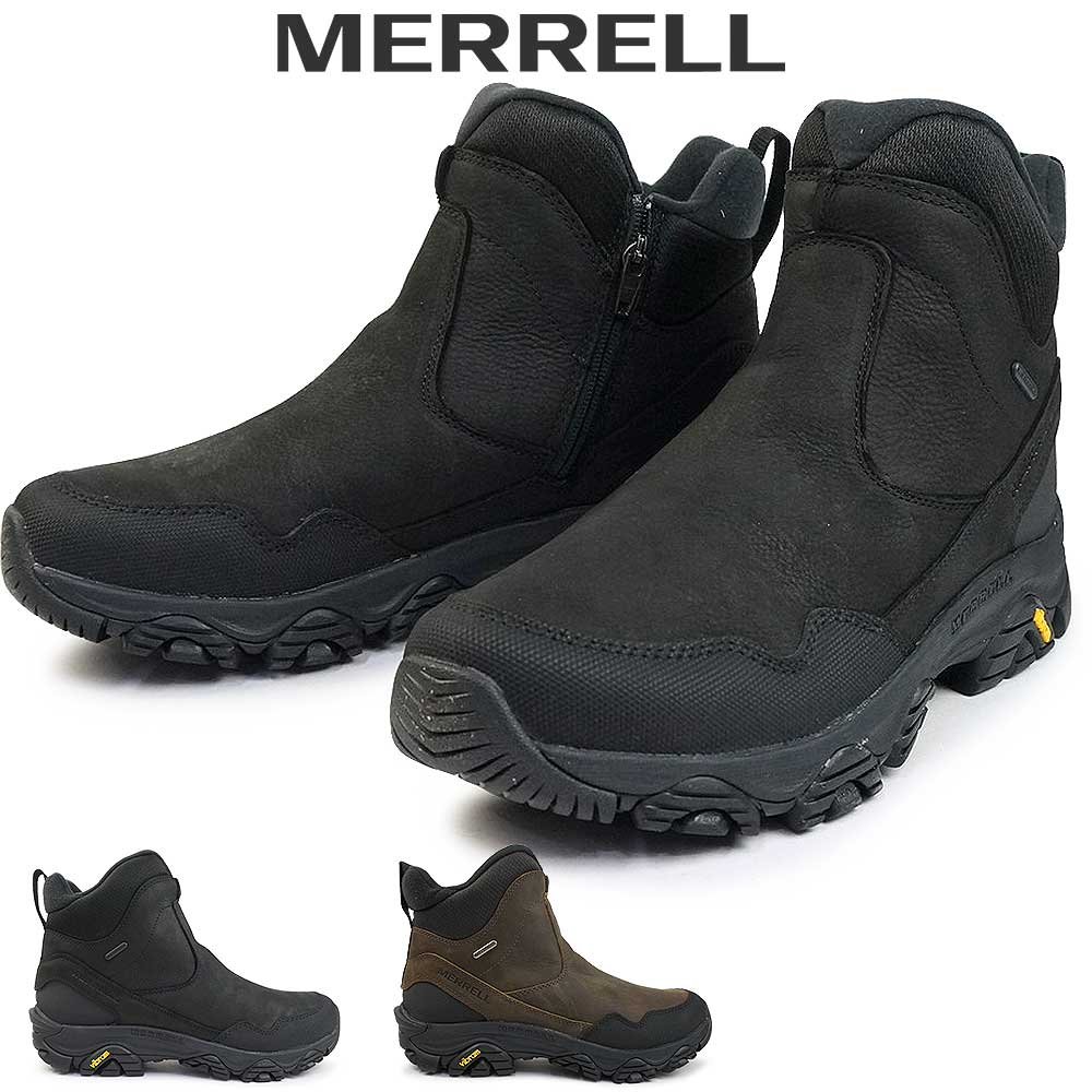 【決算セール】メレル メンズ ブーツ コールドパック 3 サーモ トール ジップ ウォータープルーフ 防滑 撥水 MERRELL COLDPACK 3 THERMO TALL ZIP WATERPROOF