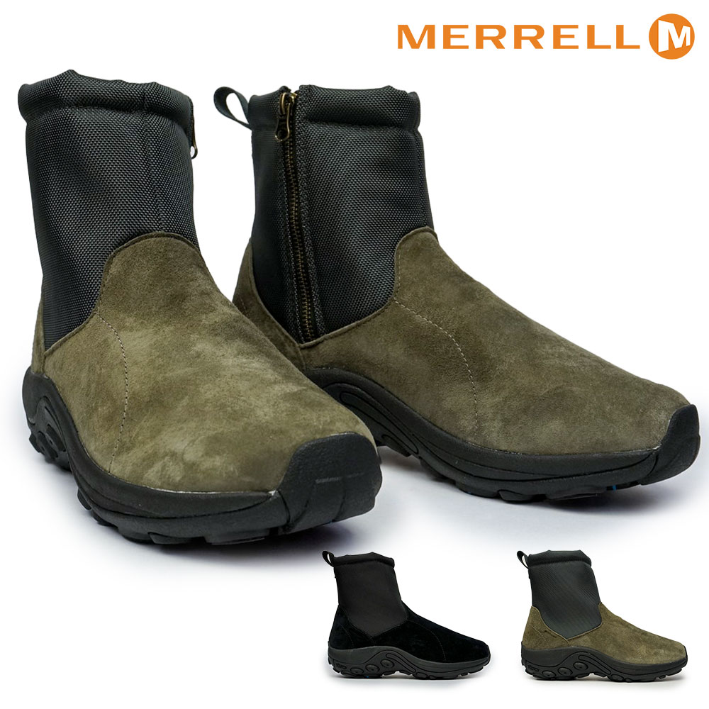 【決算セール】メレル メンズ 防水 防滑 ジャングル ミッド ジップ ポーラー ウォータープルーフ アイスプラス MERRELL JUNGLE MID ZIP POLAR WATERPROOF ICE+