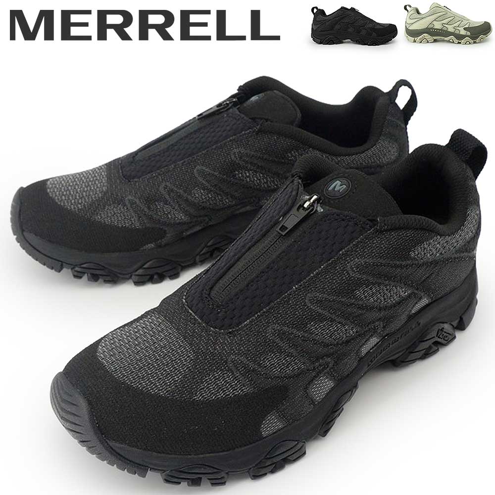 メレル モアブ3 靴 メンズ レディース アウトドアシューズ トレックジップ ハイキング 登山 透湿 トレッキング MERRELL MOAB 3 TREK ZIP SE