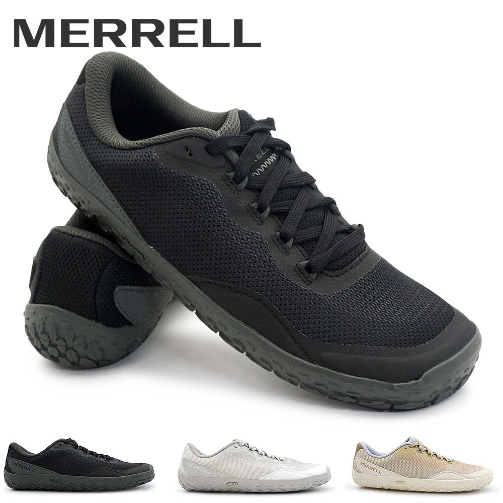 メレル レディース スニーカー ベイパー グローブ 7 アウトドア 靴 ローカット 薄底 軽量 26春夏新作 MERRELL VAPOR GLOVE 7