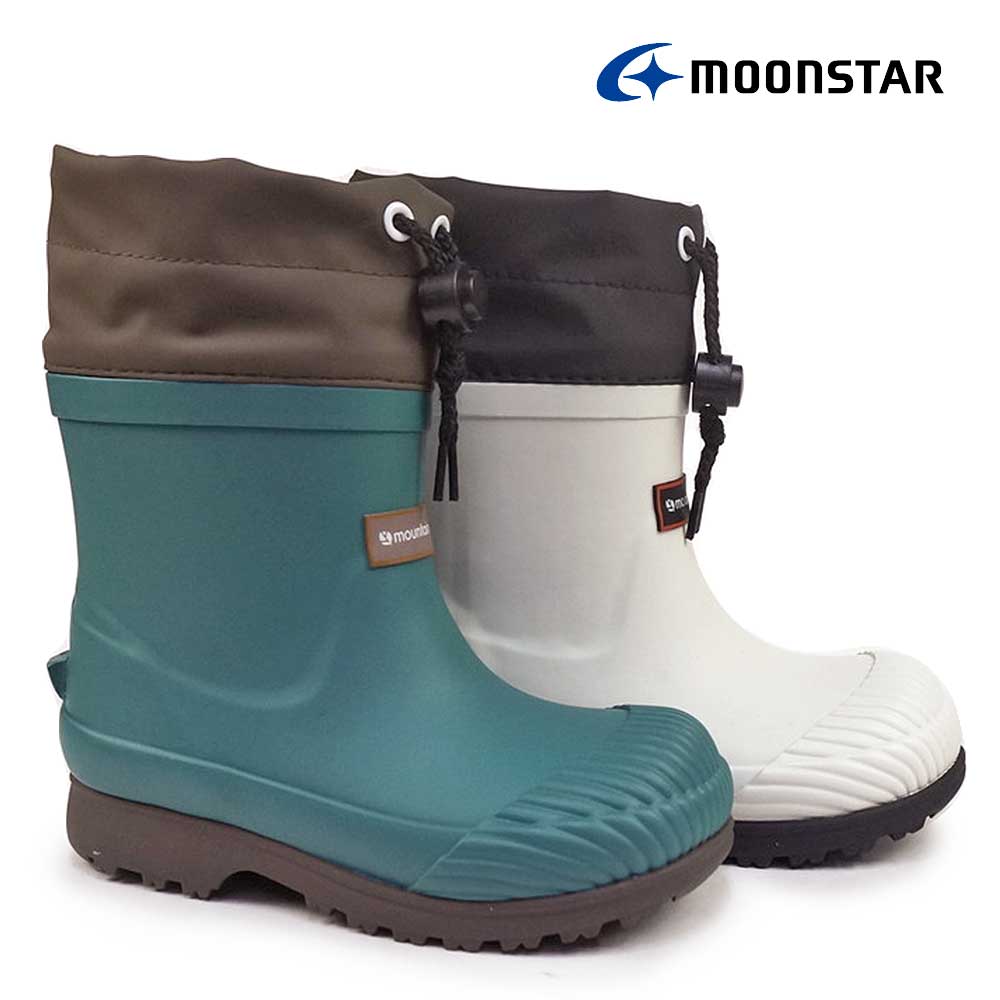 【年末大感謝祭】ムーンスター キッズ 長靴 MF WC82R 防水 防寒 子供 ラバーブーツ マウンテンフィールド レインシューズ 25秋冬新作 MoonStar 雪国 雪道