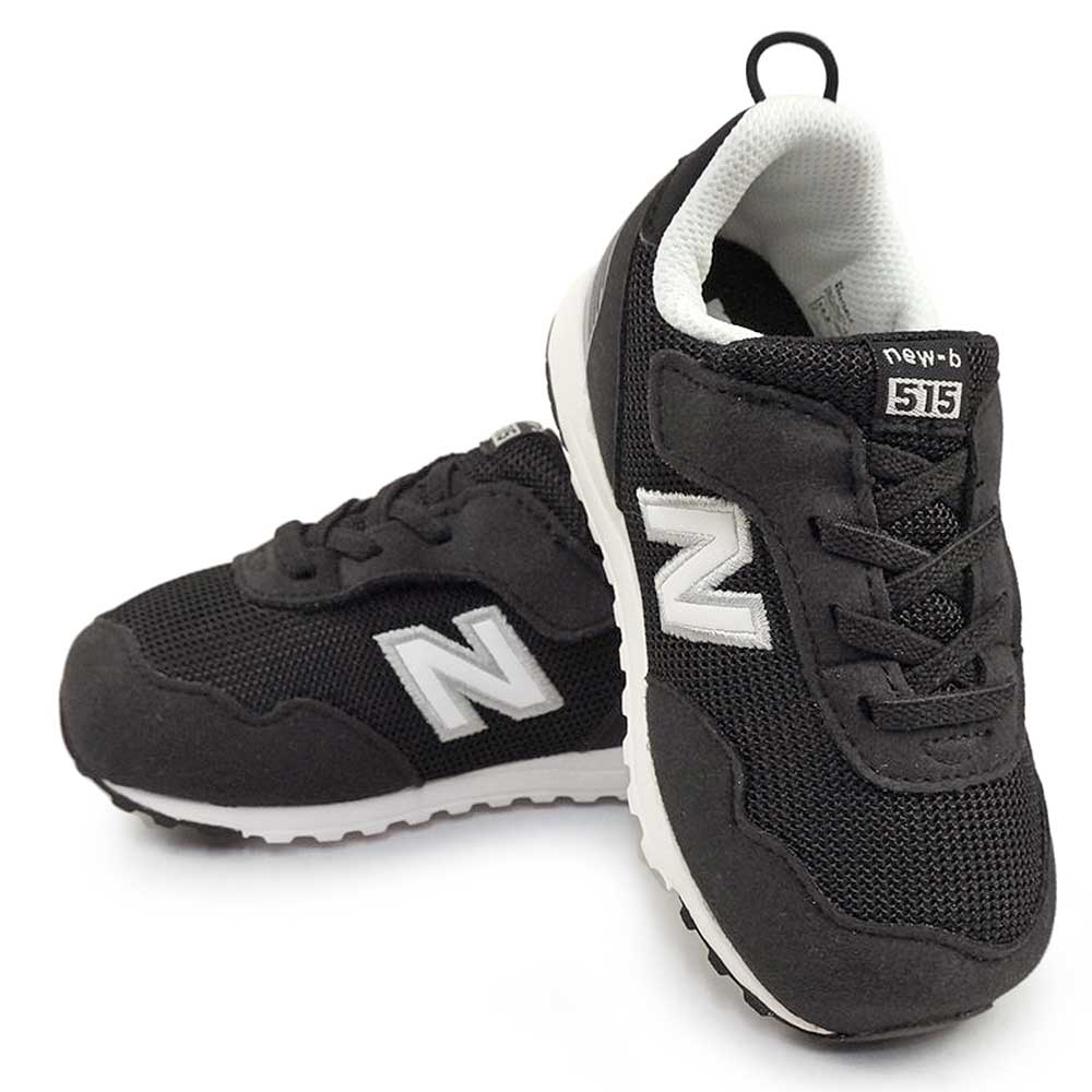 ニューバランス キッズ スニーカー NW515 BLK ベビー ファーストシューズ 子供靴 シンプル マジックテープ new balance