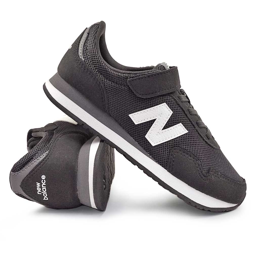ニューバランス キッズ スニーカー PV323 BK 定番カラー ジュニア 子供靴 シンプル マジックテープ new balance