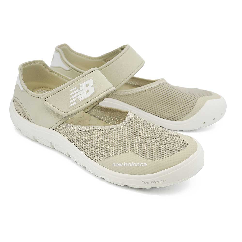 ニューバランス キッズ サンダル Y208 3V1 ベージュ ジュニア メッシュ マジックテープ スポーツサンダル 26春夏新作 new balance 208 Hook and Loop