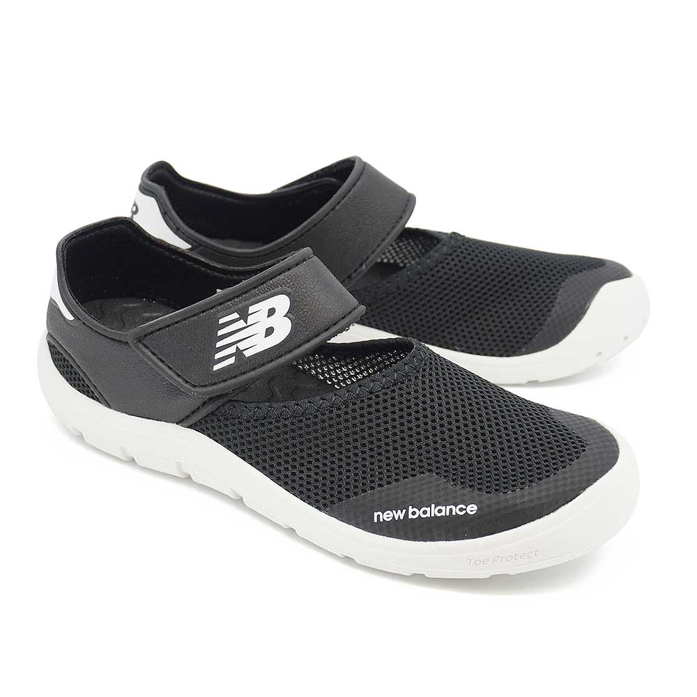 ニューバランス キッズ サンダル Y208 53L 黒 ジュニア メッシュ マジックテープ スポーツサンダル 26春夏新作 new balance 208 Hook and Loop
