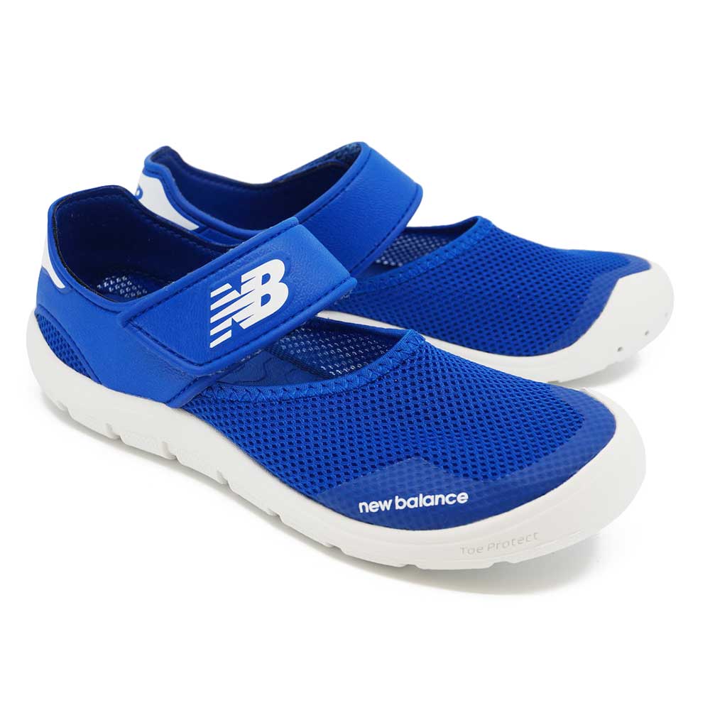 ニューバランス キッズ サンダル Y208 6B8 青 ジュニア メッシュ マジックテープ スポーツサンダル 26春夏新作 new balance 208 Hook and Loop