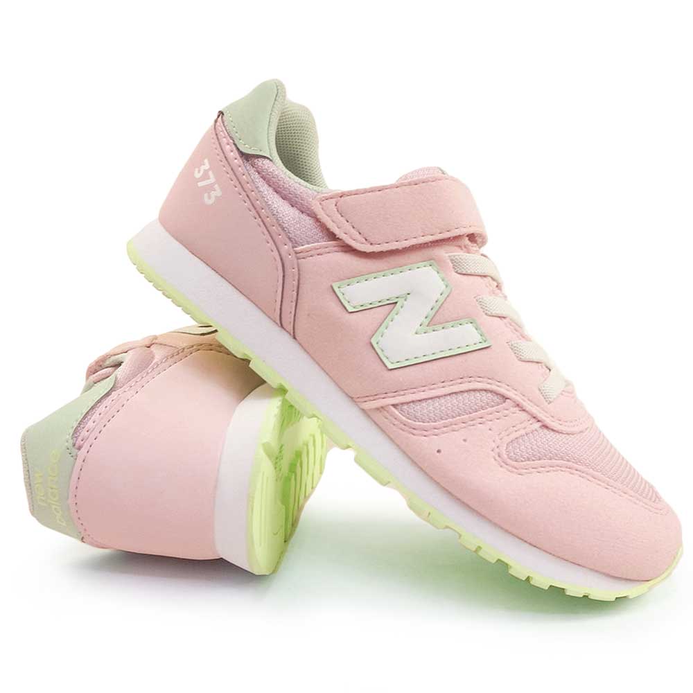 ニューバランス キッズ スニーカー YV373 PE2 ジュニア 子供靴 シンプル マジックテープ new balance