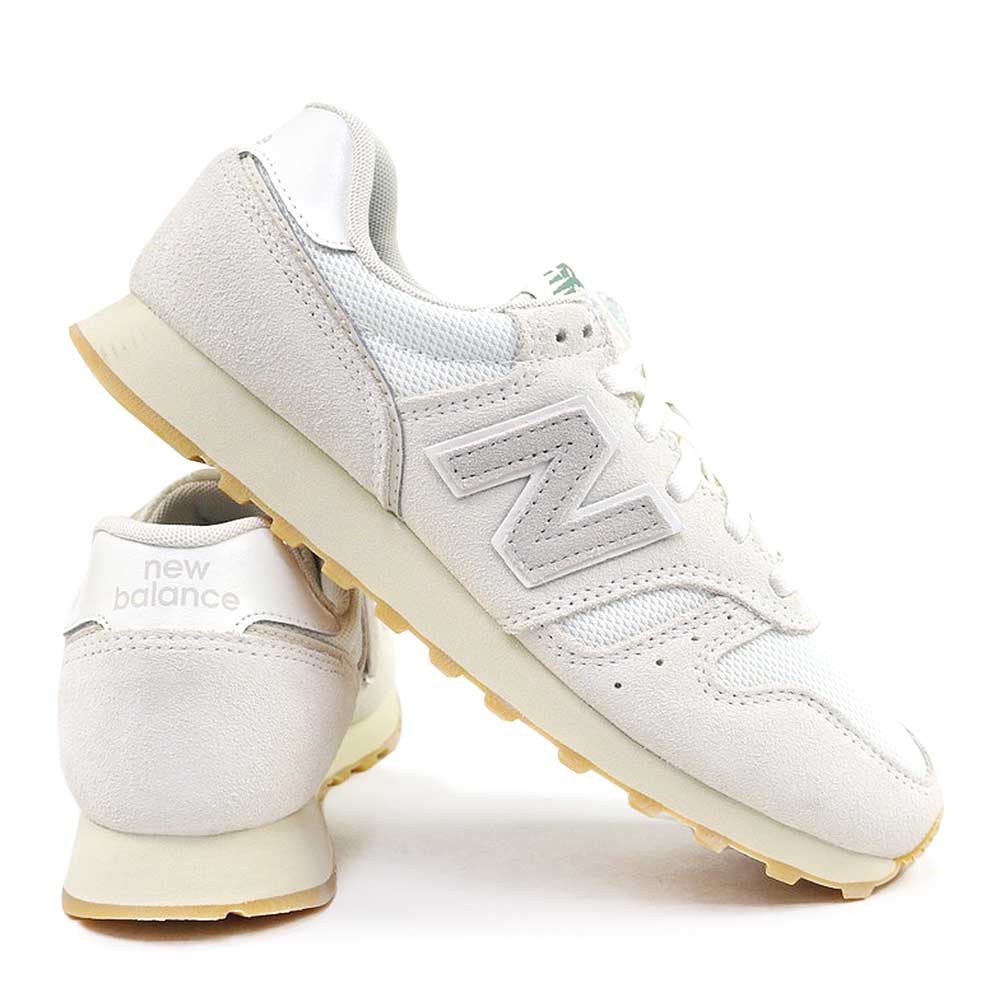 ニューバランス レディース スニーカー WL373 WG2 白 ローカット B幅 スエード オフホワイト new balance
