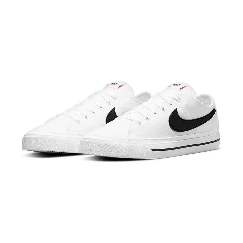 【夏準備セール】ナイキ スニーカー メンズ 黒 CW6539 002 コートレガシー キャンバス ローカット NIKE COURT LEGACY CNVS