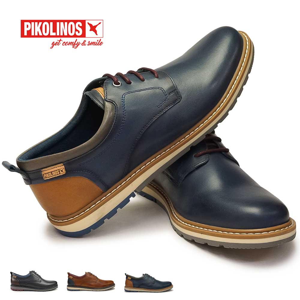 【ブラックフライデー】ピコリノス メンズ カジュアルシューズ ベルナ PK-457 M8J-4183 M8J-4183C1 プレーントゥ PIKOLINOS BERNA