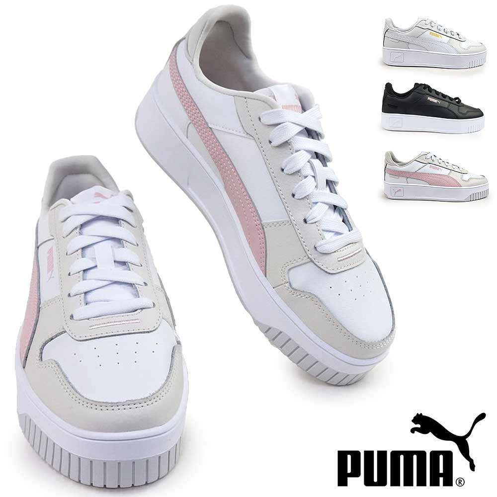 プーマ レディース 厚底 スニーカー ローカット 389390 キャリーナ ストリート コートスニーカー PUMA Carina Street