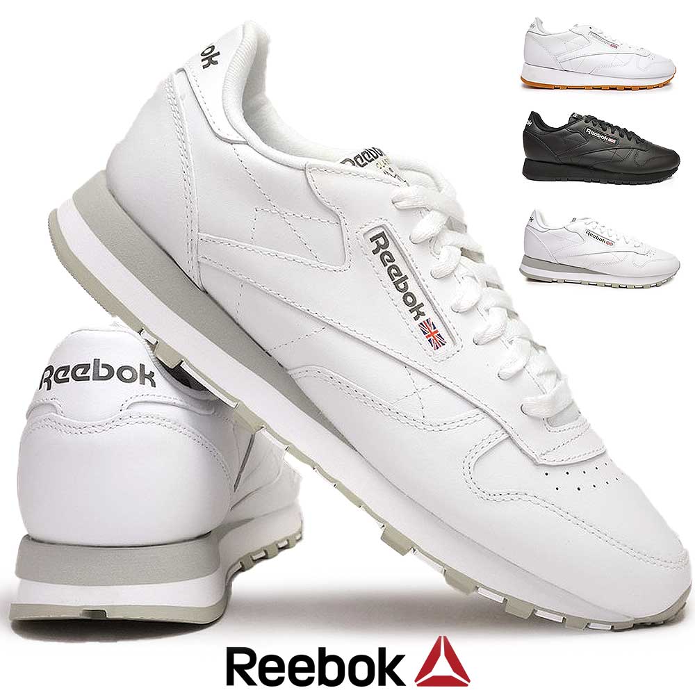 【決算セール】リーボック メンズ スニーカー クラシックレザー レディース ペア お揃い 定番 レザー 本革 Reebok Classic Leather