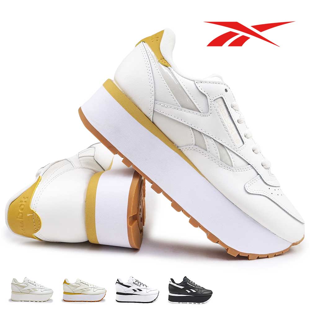 【年末大感謝祭】リーボック スニーカー レディース クラシックレザー トリプルリフト 厚底 Reebok CLASSIC LEATHER TRIPLE LIFT