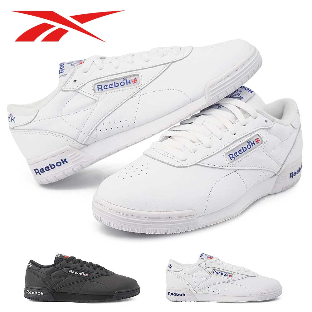 リーボック スニーカー メンズ 白 黒 エックスオーフィット ロー クリーン ロゴ INT レディース ユニセックス クラシック 26春夏新作 Reebok EXOFIT LO CLEAN LOGO INT