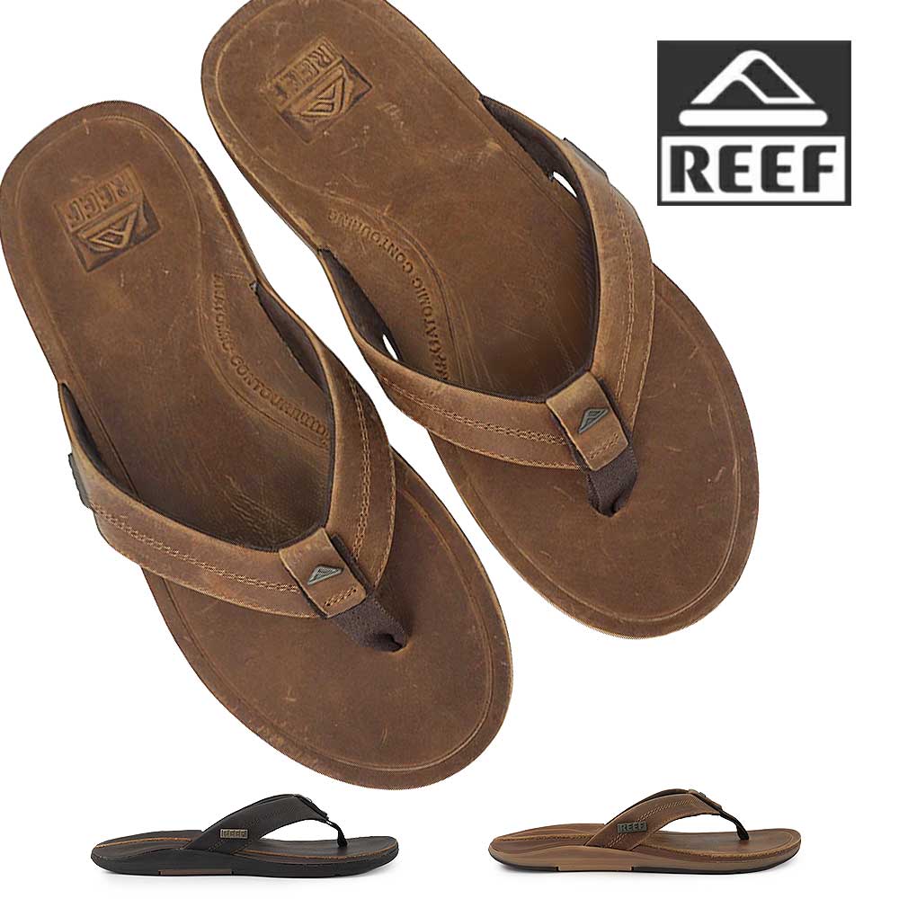 【決算セール】リーフ トングサンダル メンズ LEATHER OFFSHORE レザーサンダル ビーチサンダル 26春夏新作 REEF LEATHER OFFSHORE