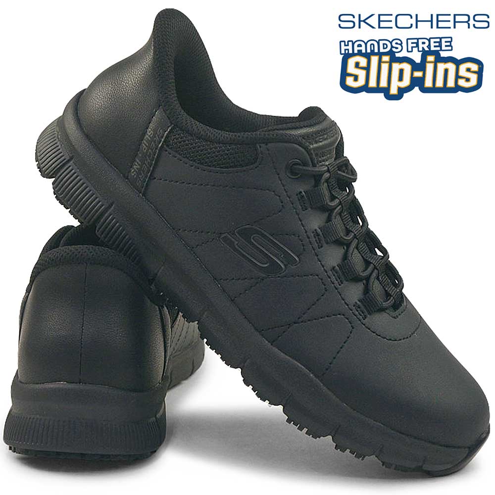 スケッチャーズ スリップインズ レディース スニーカー 108218 スリッポン ワーク ナンパ コットンバッド 25秋冬新作 SKECHERS NAMPA-COTTONBUD