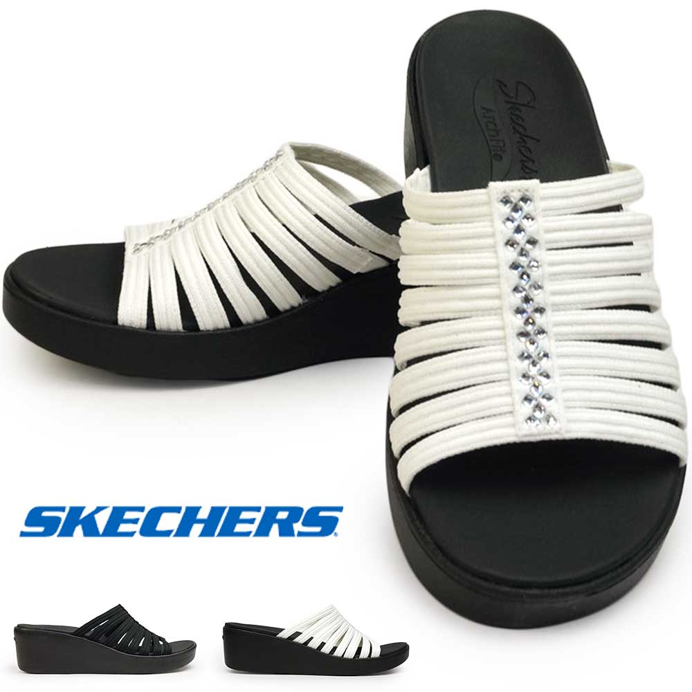スケッチャーズ レディース サンダル 119529 ARCH FIT RUMBLE 厚底 軽量 SKECHERS ARCH FIT RUMBLE HOTSHOTS