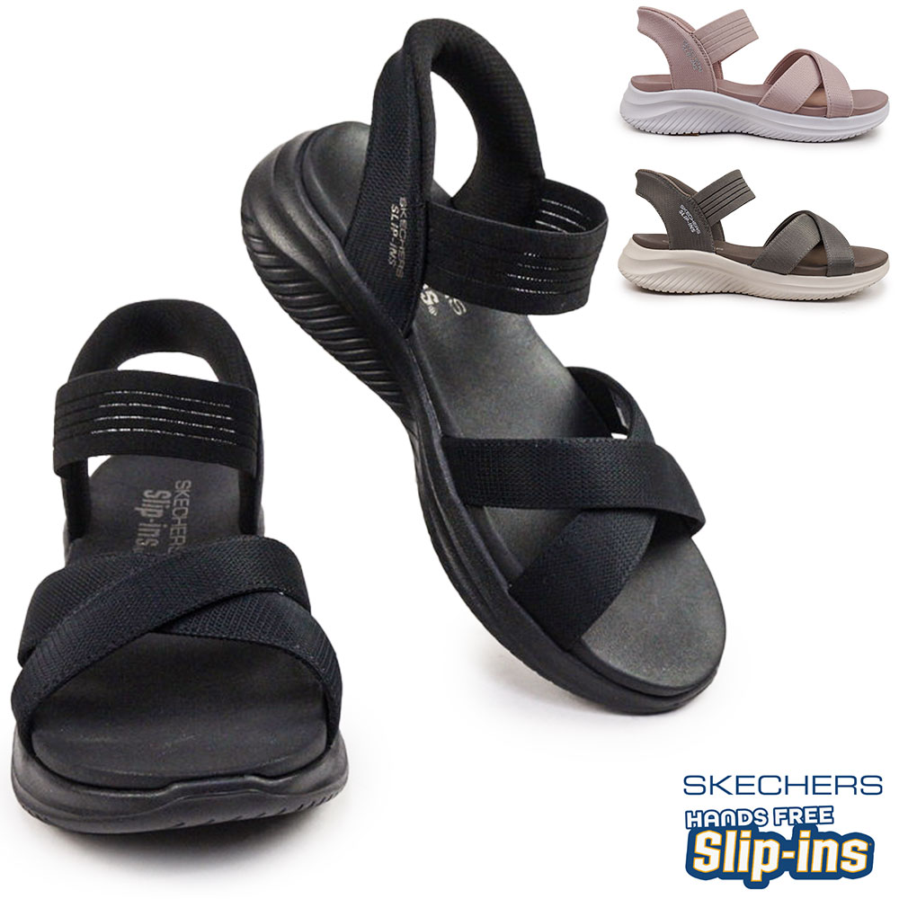 スケッチャーズ スリップインズ サンダル レディース 119975 ウルトラフィックス3.0-ネバーベター コンフォート スリングバックサンダル SKECHERS ULTRA FLEX3.0-NEVER BETTER
