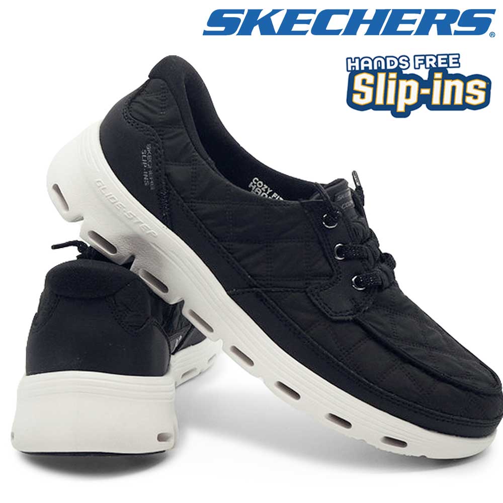 スケッチャーズ スリップインズ レディース スニーカー 139005 手を使わずに履ける ハンズフリー スリッポン 26春夏新作 SKECHERS Slip-ins GLIDE-STEP SERENE-NEWPORT