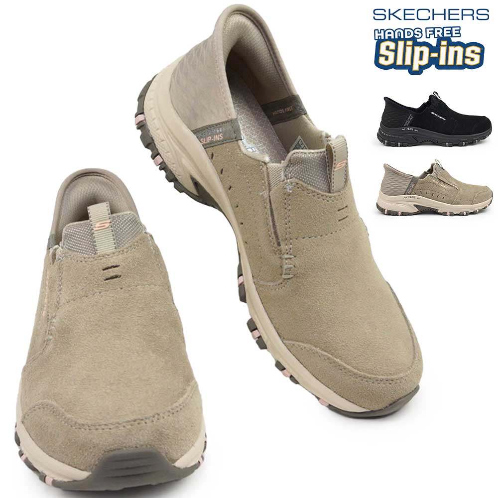 スケッチャーズ スリップインズ スニーカー レディース スリッポン 180016 ハンズフリー 靴 ヒルクレスト スナッピー SKECHERS HILLCREST SUNAPEE