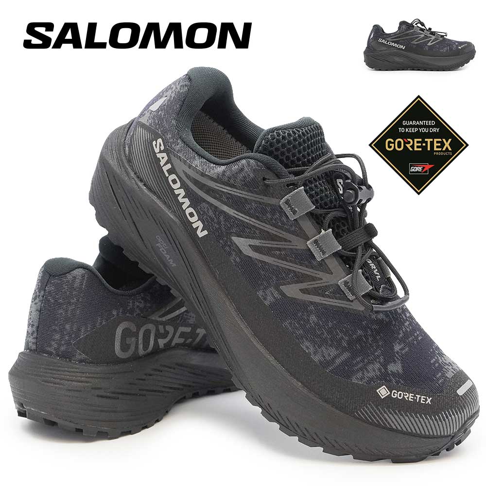 【サマーセール】サロモン ゴアテックス レディース AERO FLOW GRVL GORE-TEX スニーカー 防水 グラベルランニングシューズ 26秋冬新作 SALOMON