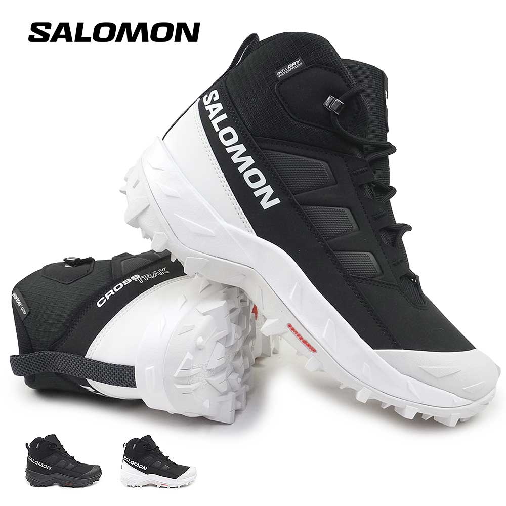 サロモン メンズ 防水 ブーツ CROSSTRAK WATERPROOF ミッドカット ウィンターブーツ SALOMON CROSSTRAK WATERPROOF