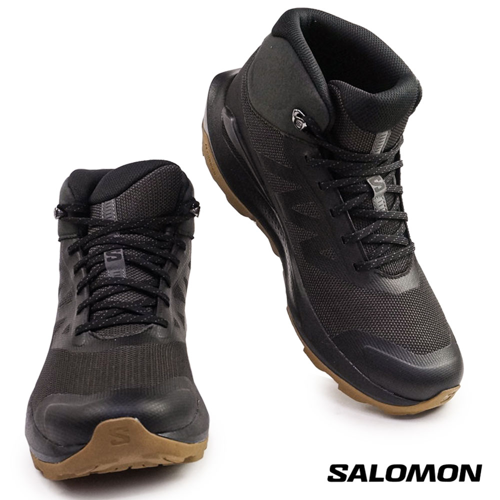 サロモン メンズ 防水スニーカー エリクサーツアー MID WP ハイキング アウトドア ウォータープルーフ SALOMON ELIXIR TOUR MID WATERPROOF