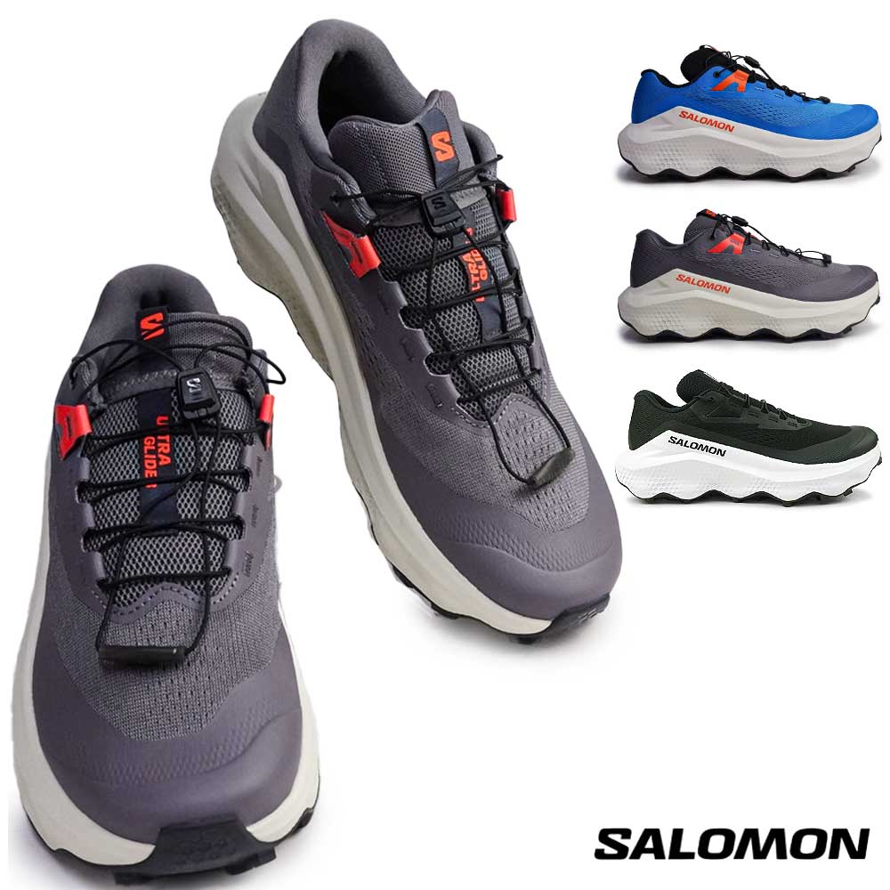 サロモン メンズ スニーカー ウルトラ グライド 3 トレイル ランニング 厚底 軽量 SALOMON ULTRA GLIDE 3