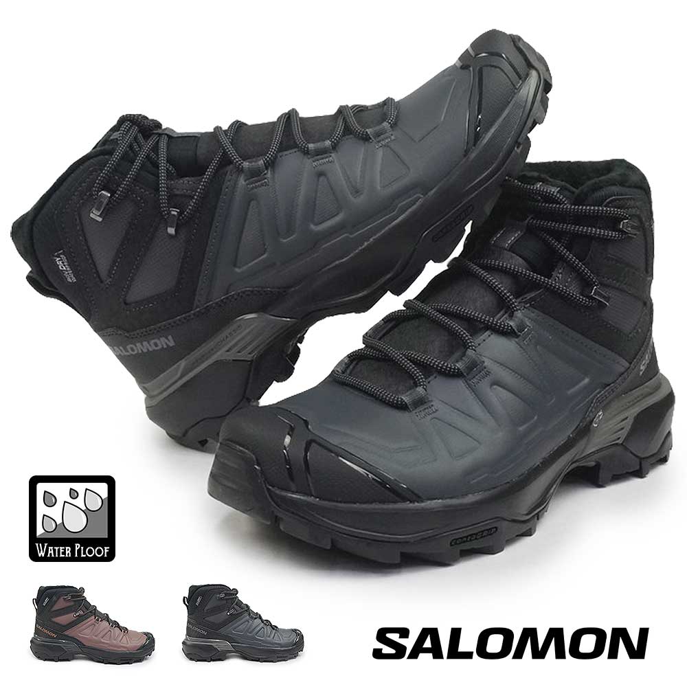 サロモン ブーツ レディース X ULTRA SNOWPILOT WATERPROOF 防水 ウィンターブーツ 25秋冬新作 SALOMON