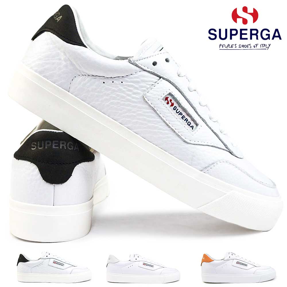 スペルガ スニーカー レザー 3843 3A5135EW 4S5135EW メンズ 本革 SUPERGA 3843 3A5135EW 4S5135EW