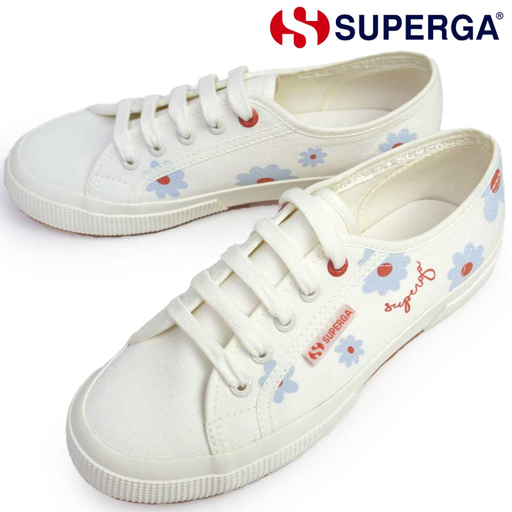 スペルガ スニーカー レディース 2151EW 2750 DAISIES PRINT 花柄 SUPERGA