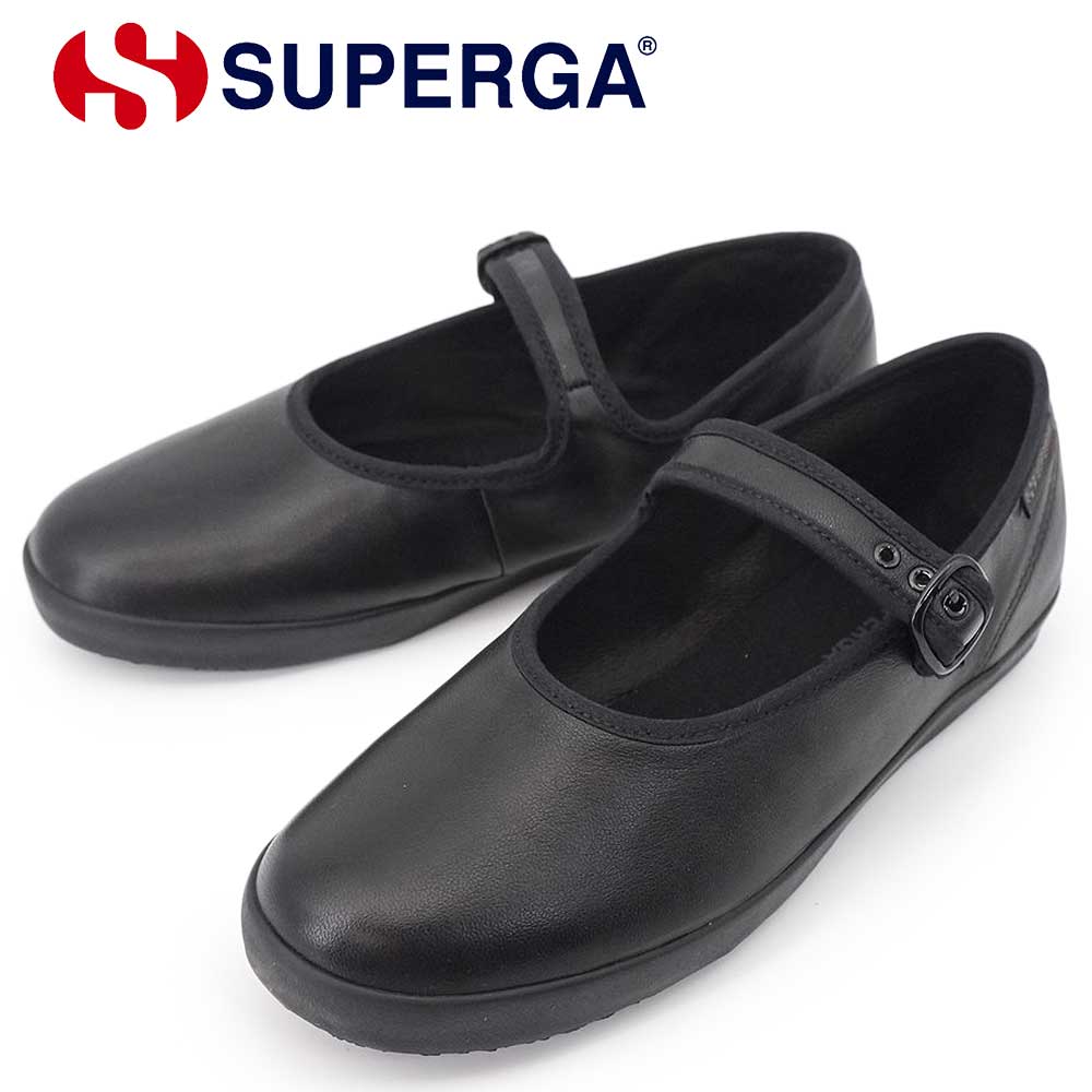 スペルガ 靴 レディース メリージェーン 71539W 2447 MARY JANE SOFT NAPPA ストラップシューズ フラットシューズ 26秋冬新作 SUPERGA