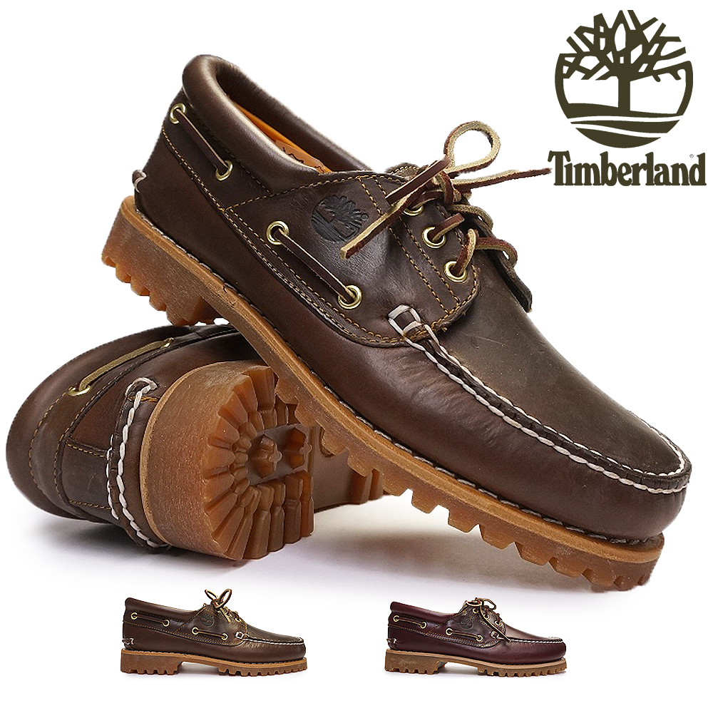 ティンバーランド デッキシューズ メンズ モカシン オーセンティクス スリーアイ クラシック ラグ オイルレザー Timberland AUTHENTICS 3 EYE Classic Lug
