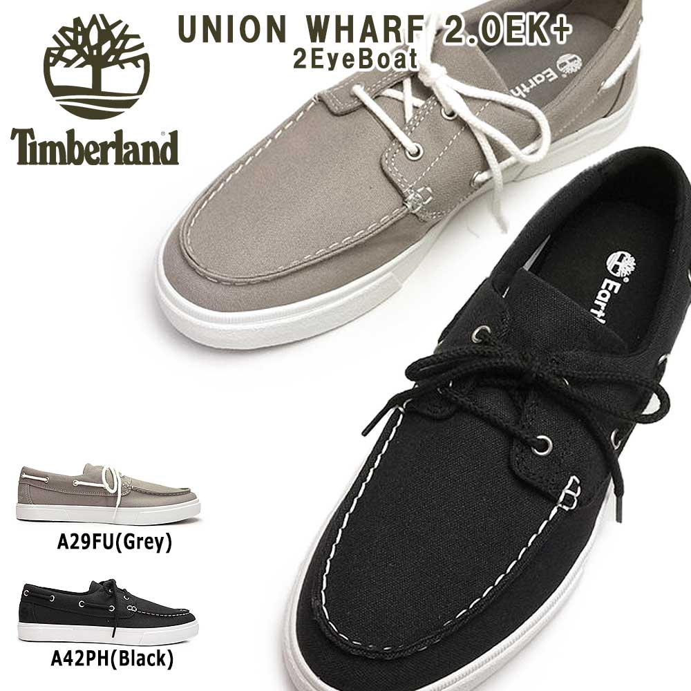 ティンバーランド デッキシューズ ユニオン ワーフ 2.0 EK 2アイ ボート スニーカー メンズ キャンバス Timberland UNION WHARF 2.0 EK 2Eye-Boat