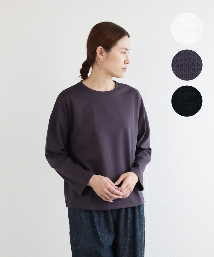 nofl 強撚クルーネック長袖プルオーバー