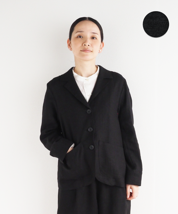 リトアニアリネンテーラードジャケット