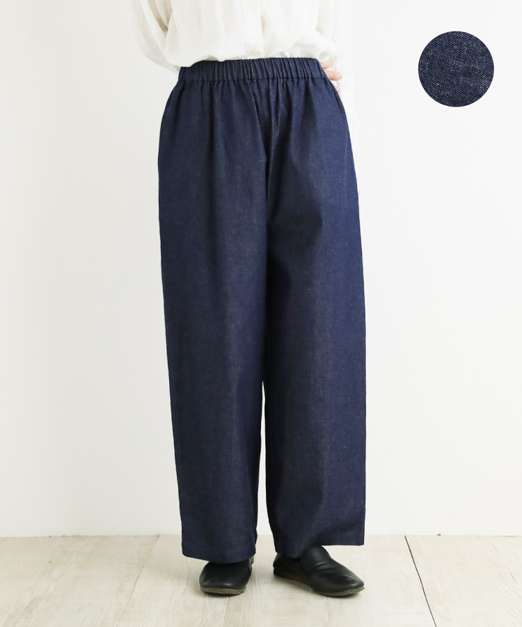 nofl コットンデニムイージーパンツ