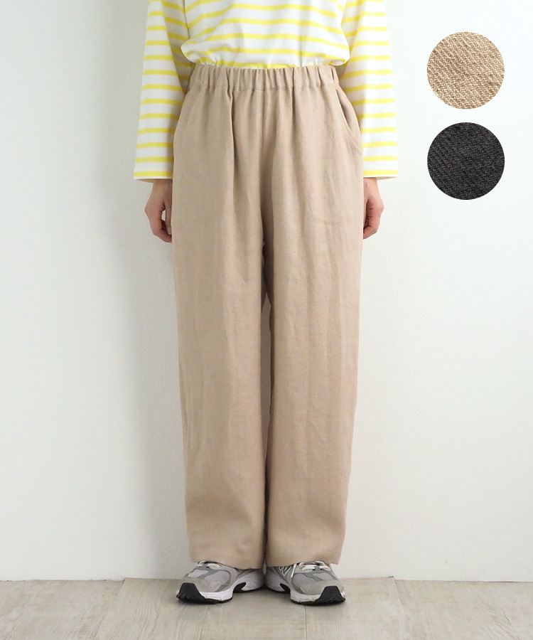 nofl リネンツイルイージーパンツ