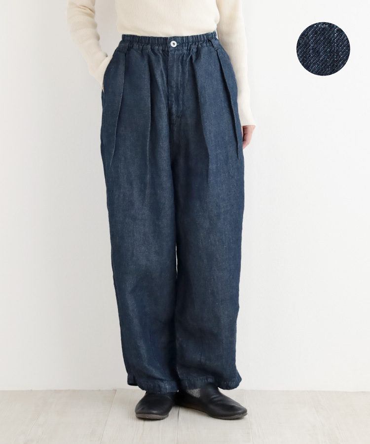 nofl リネンデニムパンツ